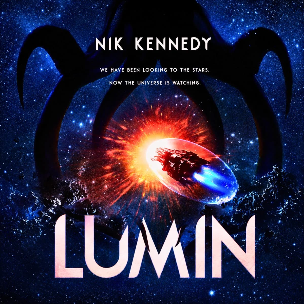 LUMIN audiobook cover by Nik Kennedy